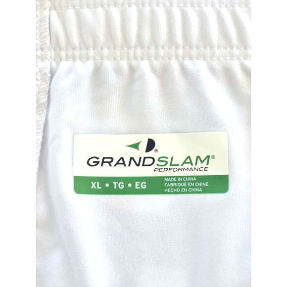 GRANDSLAM Womens Skort Skirt XL Tennis Pickleball White Pink Dark Blue - Picture 6 of 9